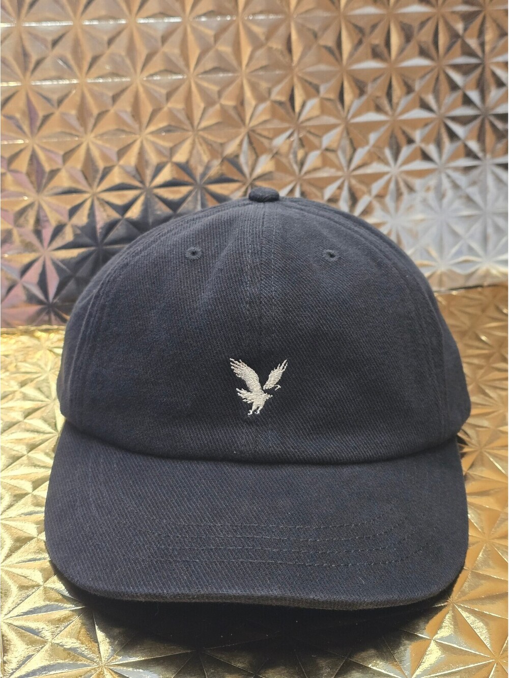 NWT American Eagle Outfitters Black Cotton Baseball Hat Dad Cap One Size